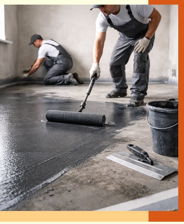 Профессиональная гидроизоляция пола в Пскове от 8628 руб. под ключ | ТепломастерПск